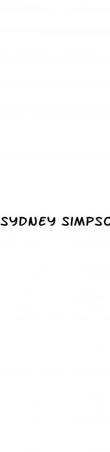 sydney simpson weight loss