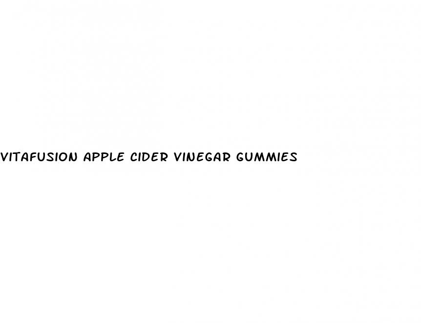 vitafusion apple cider vinegar gummies
