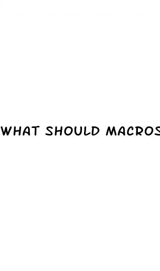what should macros be for weight loss
