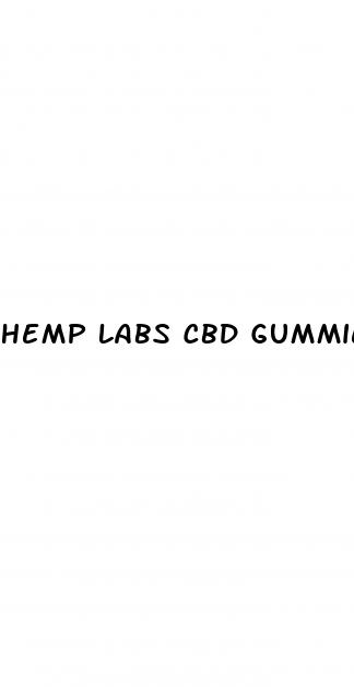 hemp labs cbd gummies review