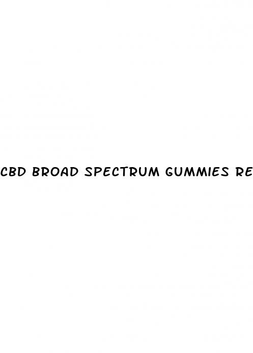 cbd broad spectrum gummies reviews