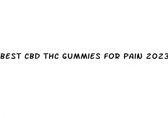 best cbd thc gummies for pain 2023