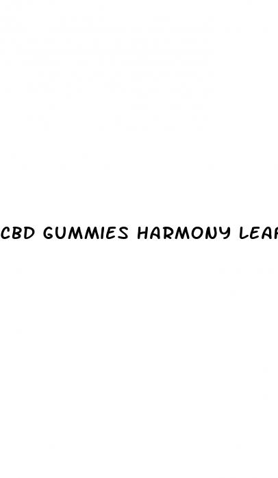 cbd gummies harmony leaf
