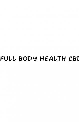 full body health cbd gummies 300mg