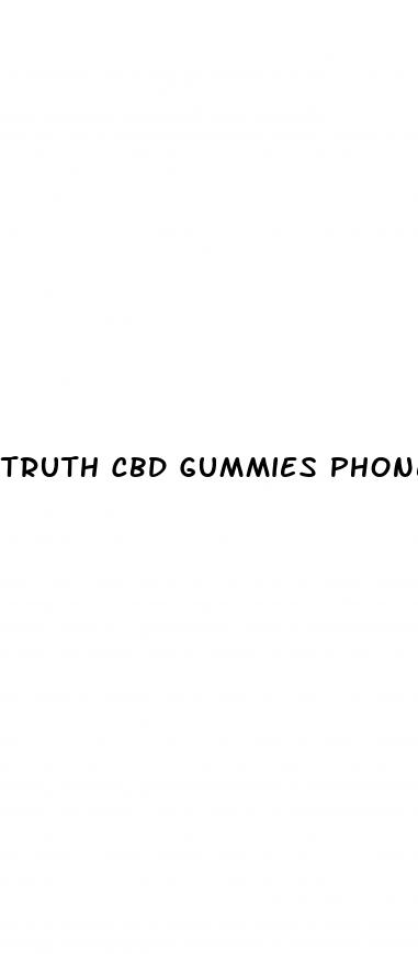 truth cbd gummies phone number