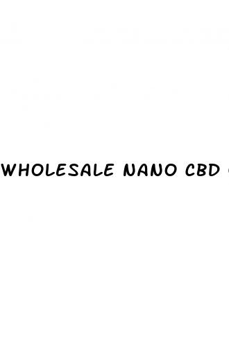 wholesale nano cbd gummy