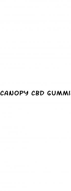 canopy cbd gummies