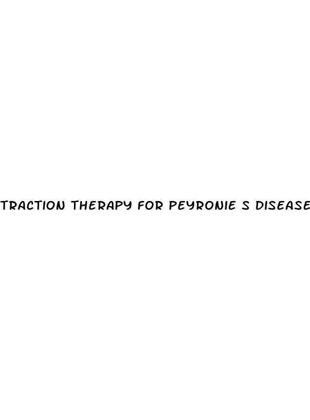 Traction Therapy For Peyronie S Disease